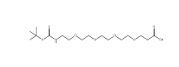 Boc-NH-PEG4-CH2CH2COOH ，CAS:756525-91-4，15-(Boc-氨基)-4,7,10,13-四氧雜十五烷酸