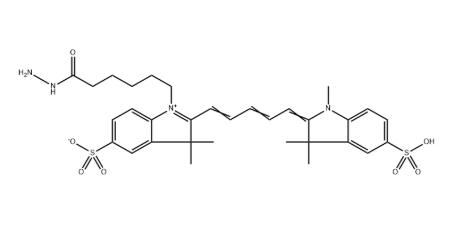 CAS：2055138-61-7，水溶 Cy5-hydrazide